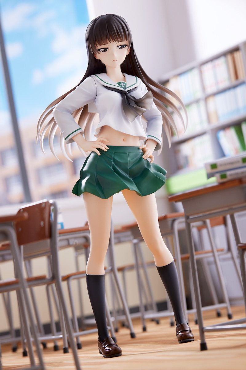 Girls und Panzer Senshadou Daisakusen! - Shiho Nishizumi 1/7 Scale Figure (Oarai Girls High Ver.) image count 1